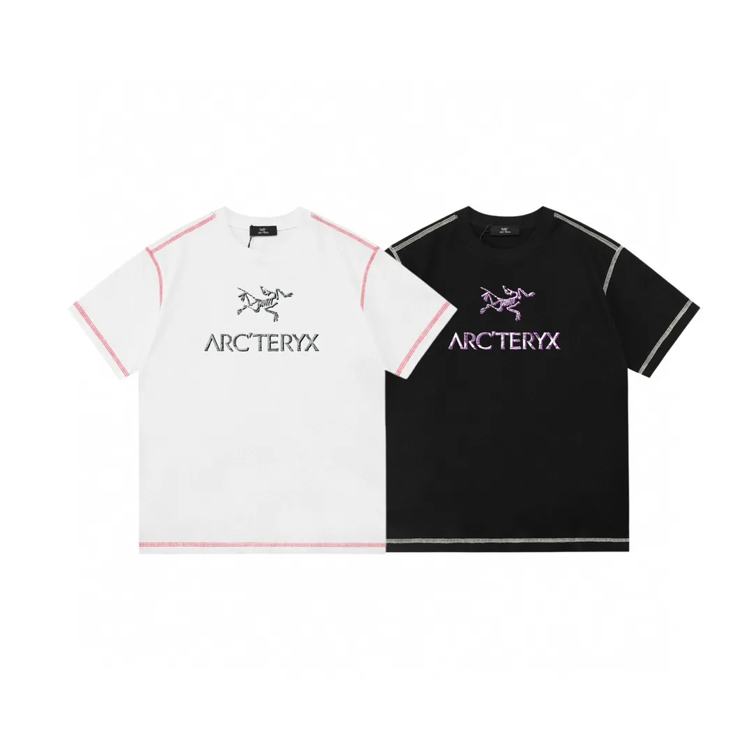 ARC TERYX 2025New Arrival logo Same Style t 100％ 32 ：White Size：XS S M L